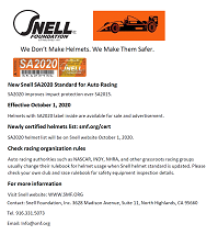 Snell SA2020 flyer